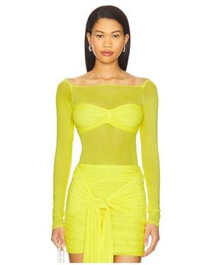 AFRM Eagan Top En Color Amarillo Talla En