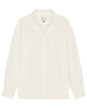 Bather Waffle Leisure Shirt - White