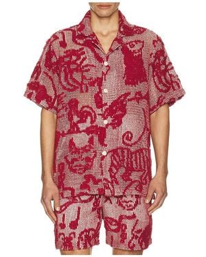 Oas Arcano Cuba Shirt - Red