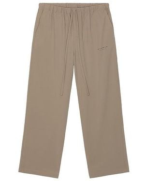 Stampd Nylon Wide Leg Pant - White