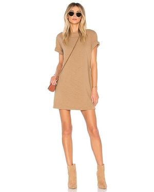 Cotton Citizen Tokyo Short Sleeve Mini Dress - Natural