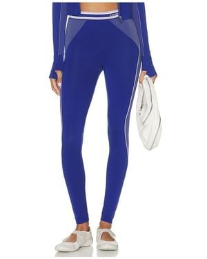 CASABLANCA High Waist Leggings - Blue