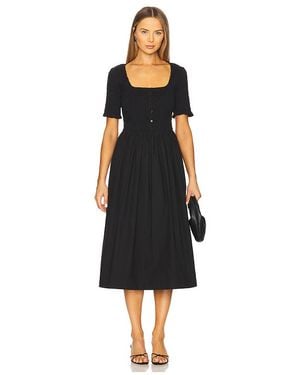 Elodie the Label Zoe Smocked Dress - ブラック