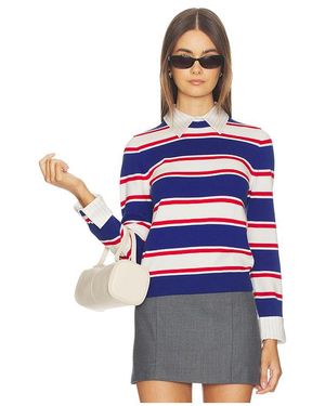 Alice + Olivia Porla Collared Jumper - Blue