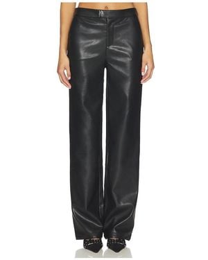 Lovers + Friends X Emma Leger Greta Faux Leather Pants - Black