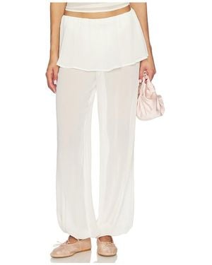 MORE TO COME Pantalón Laguna En Talla (También En Xl) - Blanco