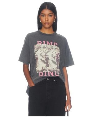 Anine Bing Cade Tee Tiger Bing - Black