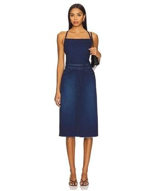 Mother The Back Midi Dress - Blue