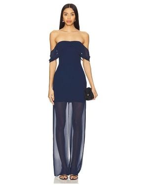Amanda Uprichard Darien Maxi Dress - Blue