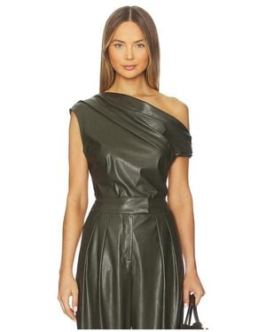 The Sei Off Shoulder Top - Green