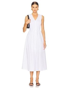 La Ligne Poplin Dress - White