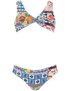 Agua Bendita Kids Paz Basket Swim Set - Weiß