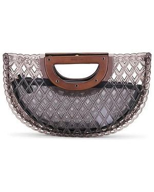 Dolce Vita Solandra Jelly Fan Bag - Gray