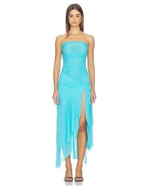 GUIZIO Lyla Twist Dress - Blue