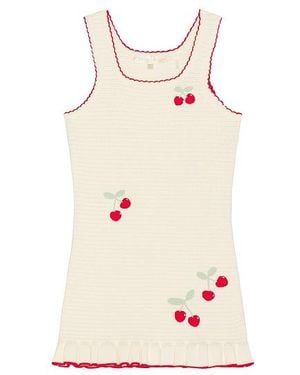 LoveShackFancy Vestido Ottie En Color Blanco Talla (También En M, S)