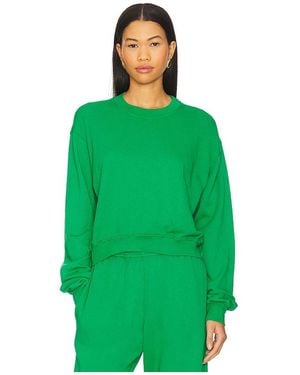 Michael Lauren Exon Crew Neck Pullover - Green