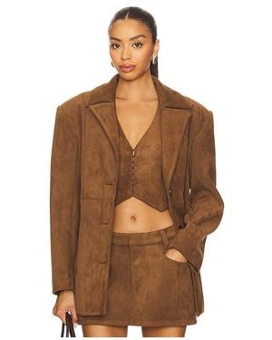 Nakedvice The Brooklyn Blazer - Brown
