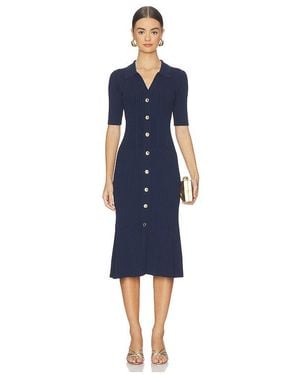 Hervé Léger The Indra Midi Dress - Blue