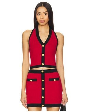 MAJORELLE Emil Vest - Red