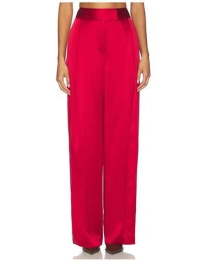 The Sei Relaxed Trouser - Red