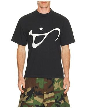 Art Community Washed Script Tee - Black