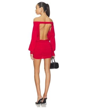 Tiger Mist Janine Mini Dress - Red