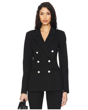 GOOD AMERICAN Embellished Double Breasted Blazer - Black