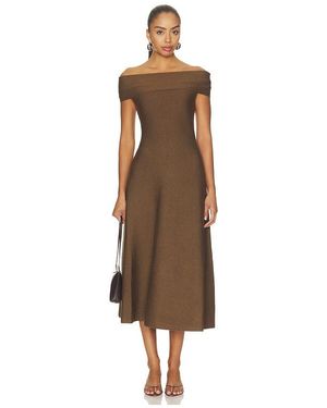 Jonathan Simkhai Robe Midi Épaules Dénudées Camilla En. Taille Also En Xs, S, M - Neutre