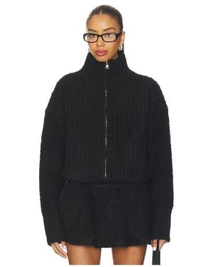 GUIZIO Mila Zip Up Jacket - Black
