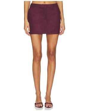 Line & Dot X Revolve Charli Mini Skirt - Red