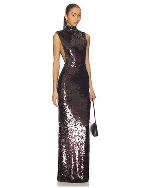 Camila Coelho Vestido Largo Amara En Color Marrón Talla (También En M, S, Xs) - Multicolor