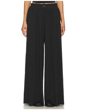 Lunya Organic Pima Wide Leg - Black