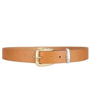 Rag & Bone Cinturón Winona En Color Marrón Talla (También En Xs, S, M) - Blanco