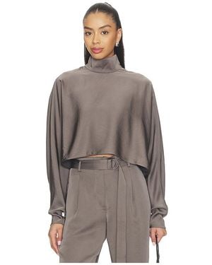 LAPOINTE Oberteil Caftan Top - Braun