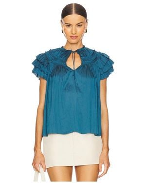 Ulla Johnson Elvie トップ - ブルー