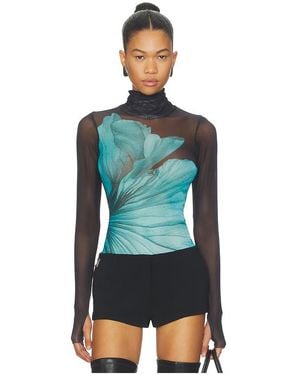 AFRM Zadie Power Mesh Top - Blue