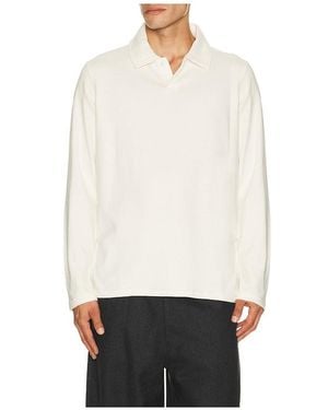 PAIGE Hammond Polo - White
