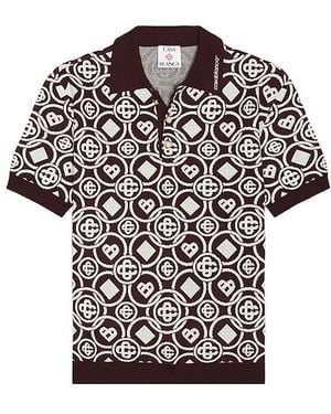 CASABLANCA Polohemd - Schwarz