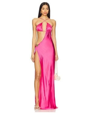 Cin Cin Maxivestido Villa En Color Rosado Talla (También En Xl)