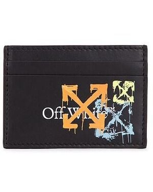 Off-White c/o Virgil Abloh Bookish Arrow Spray Card Case - Black