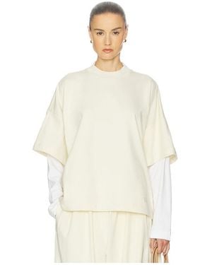 Helsa Double Sleeve Tee - Natural