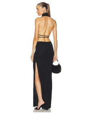 Misha Vestido Jersey The Cowl En Color Negro Talla (También En Xxs, Xs, S, M, Xl)