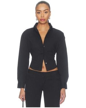 MOTHER OF ALL Bridget Button Shirt - Blue