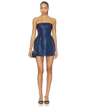 Amanda Uprichard Avalee Skort Romper - Blue