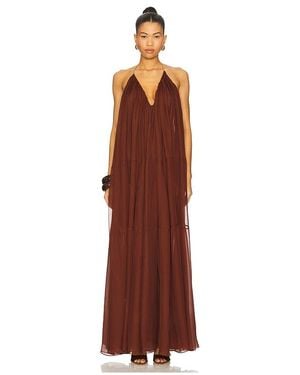 retroféte Kleid Aus Chiffon Arlet - Rot
