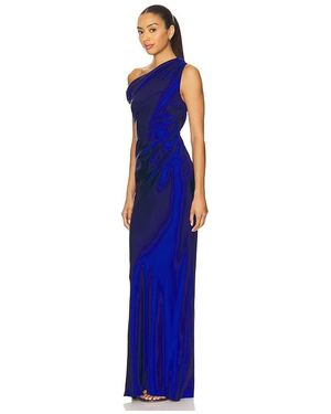 Amanda Uprichard Ashton Maxi Dress in Blue | Lyst