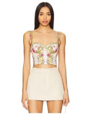 Agua Bendita X Revolve Lupe Bustier Top - White