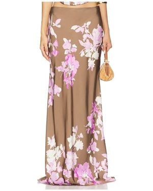 Rococo Sand Maxi Skirt - Red
