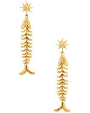 Brinker & Eliza Pesca Earrings - Metallic