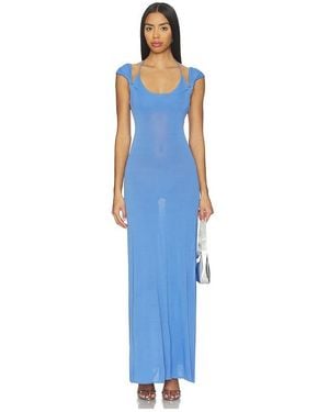 SIR. Valejo Halter Dress - Blue
